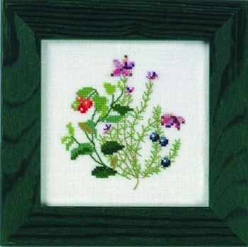 7714415 Eva Rosenstand Kit Flowers Mini-5 5" x 5"; Linen; 30ct