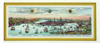 7712437 Eva Rosenstand Kit Stockholm 18" x 47"; Linen; 26ct