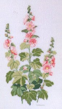 7714468 Eva Rosenstand Kit Floral 16" x 28"; Linen 26ct