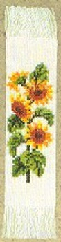 7745235 Eva Rosenstand Kit Sunflower Bookmark 9-1/2" long; Linen; 25c