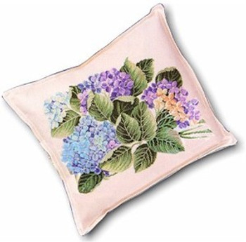 7742372 Eva Rosenstand Kit Hydrangea Pillow 16" x 18" ; Linen; 30ct