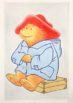 SN590C Paddington Bear on Suitcase 4x6 18 Count Silver Needle Designs