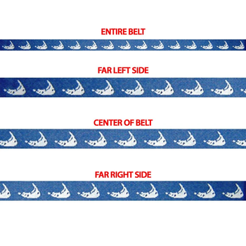 SN503 Nantucket Islands Belt (blue and white) 40 x 1.25 18 Count Silver Needle Designs