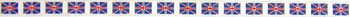 SN623 Union Jack Belt 40 x 1.25 18 Count Silver Needle Designs