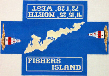 SN737 Fishers Island Doorstop 10 x 14 13 Count Silver Needle Designs
