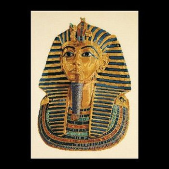 GOK950 Thea Gouverneur Kit Tutankhamen White 14" x 18" Linen 36ct