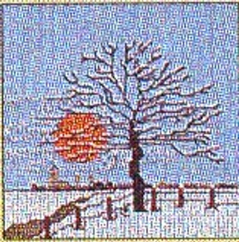 GOK1035 Thea Gouverneur Kit Tree Winter 4" x 4" Jobelan 25ct