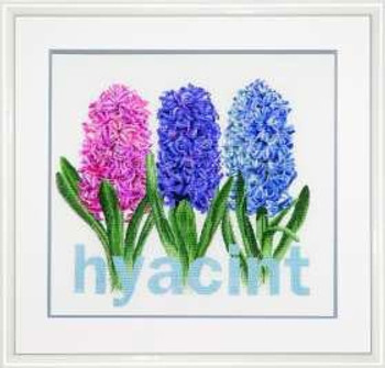 GOK434 Thea Gouverneur Kit Hyacinth 16.5" x 15.5"; Linen; 36ct