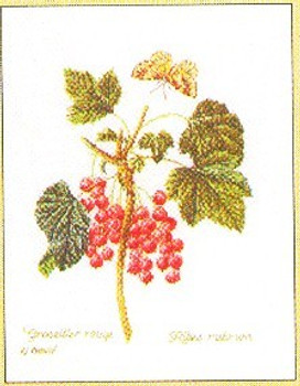 GOK2084 Thea Gouverneur Kit Current Vine 10" x 14"; Linen; 36ct