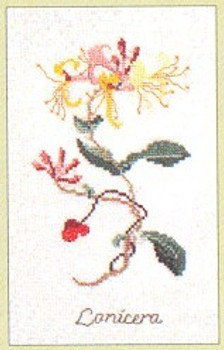 GOK1049 Thea Gouverneur Kit Floral  5-1/2" x 9"; Linen; 30ct