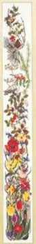 GOK848 Thea Gouverneur Kit Floral Garden 6-1/2" x 47"; Linen; 30ct