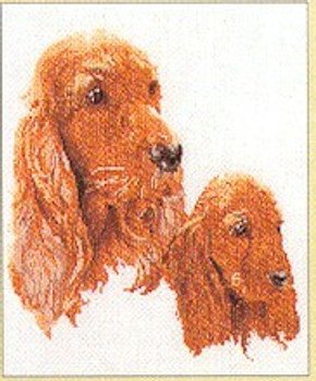 GOK936 Thea Gouverneur Kit Spaniel 12" x 16"; Linen; 25ct