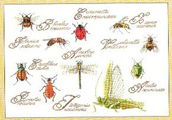 GOK3029 Thea Gouverneur Kit Insects 16" x 11" ; Linen; 30