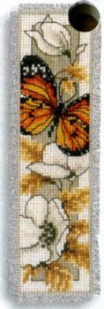PNV145352 Vervaco Kit Butterfly on Flowers V 352 2" x 8"; Aida; 14ct