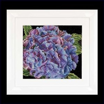 GOK497A Thea Gouverneur Kit Hydrangea 6" x 6" ; Aida; 18ct