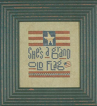 Grand Old Flag Heart In Hand NeedleArt  07-2127