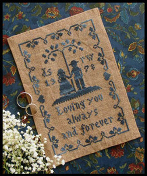 Always & Forever 67w x 97h Little House Needleworks 08-1519