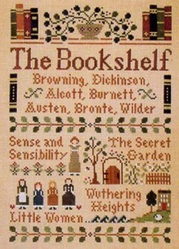 Bookshelf, The Little House Needleworks  04-3323