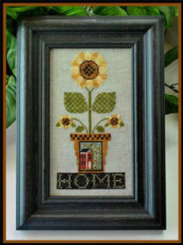 Home Is Where The Sunflowers Grow Size: 56 x 110 Little House Needleworks 13-2654