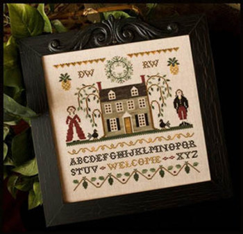 Colonial Welcome 133 x 133 Little House Needleworks 11-1724