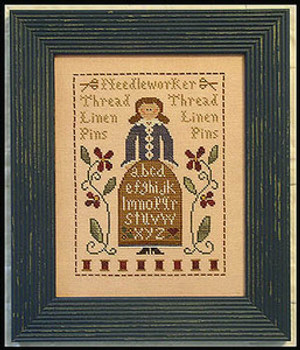 Sampler Lady, The 91w x 123h Little House Needleworks  07-1753