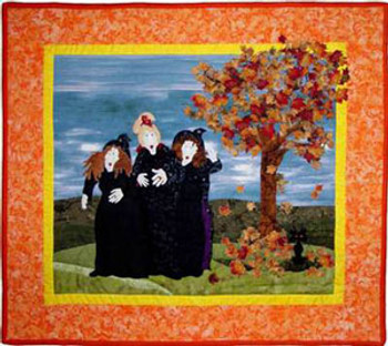 11-2002 Witches Party (Quilt) 31 x 34 1/2 More The Merrier Designs