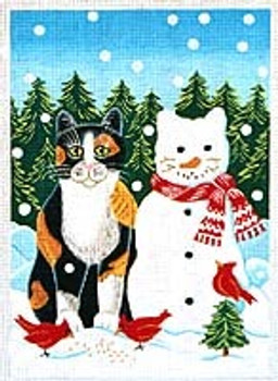 Maggie & Co. M-566 Snow Cat © Elizabeth Brownd 10 x 14 13M