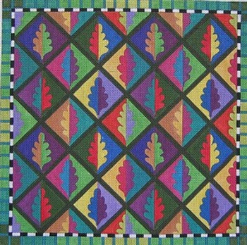 Maggie & Co. M-757B Sawtooth Leaves © Patsy Allen	12 x 12 18M