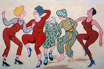 Maggie & Co. M-221 The Party Girls © Annie Campbell 11 x 16-1/2 18M