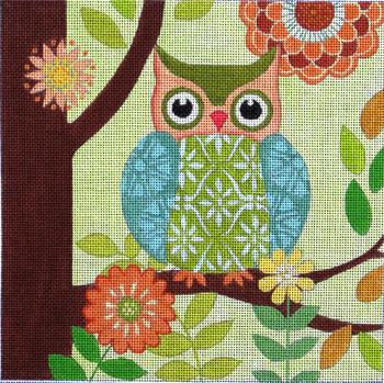 Maggie & Co. M-1489 Hootie © Jennifer Brinley/Ruth Levison Designs 8-1/4 x 8-1/4 18M