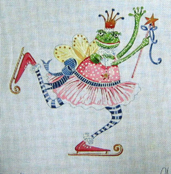 Maggie & Co. M-1188 Frog on Skates © Kym Bowles 9 x 9 18M