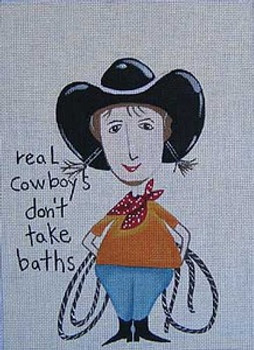 Maggie & Co. M-1001 Real Cowboys © Pam Warden/Applejack Licensing 8 x 11 18 Mesh