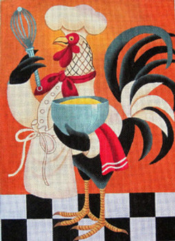 Maggie & Co. M-1333 Rooster Chef © Stephanie Stouffer/Ruth Levison Designs 10 x 13-1/2	 18M