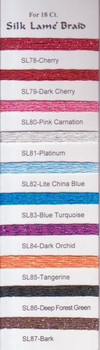 Rainbow Gallery Silk Lame Braid 18 SL83 Blue Turquoise