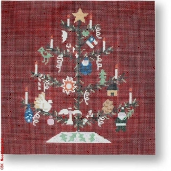 LM-PL 014 Little Tannenbaum 18 Mesh 8" Laura Megroz