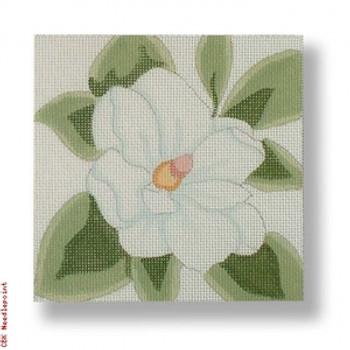 R-PC1003 Magnolia 18 Mesh 5" x 5" Needlepoint Boutique Designs 