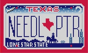 SA-ML 11 Texas Mini-License Plate 18 Mesh 5.5 x 3.25" Starke Art Designs