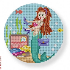 SA-XO 15 Mermaid Shopper 18 Mesh 4.75" Rnd. Starke Art Designs