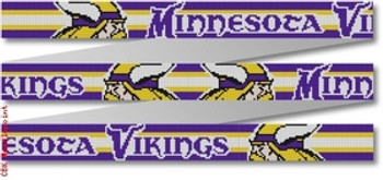 121 Minnesota Vikings Belt 18 Mesh 35 x 1.25" CBK Designs Keep Your Pants On 