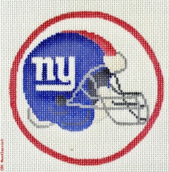 504 New York Giants Logo - Football 18 Mesh 4" Rnd. CBK Designs Keep Your Pants On 