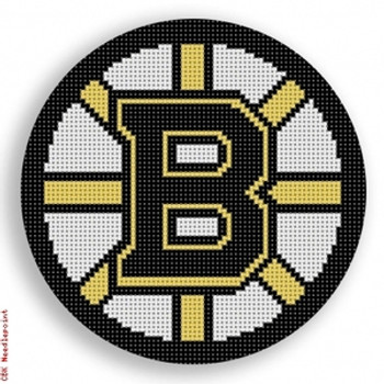 537 Boston Bruins Logo - Hockey 18 Mesh 4.25" Rnd. CBK Designs Keep Your Pants On 