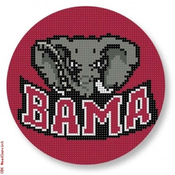 Logo545 Alabama - "Bama" 18 Mesh 4" Rnd. Keep Your Pants On