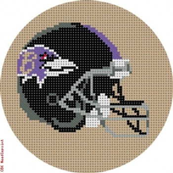 523 Baltimore Ravens Helmet - Football 18 Mesh 4" Rnd. CBK Designs Keep Your Pants On 