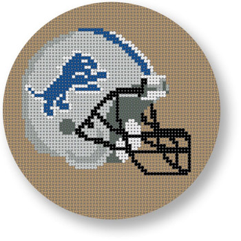 1018 Detroit Lions Helmet - Football 18 Mesh 4" Rnd CBK Designs Keep Your Pants On 