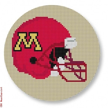 557 Univ. of Minnesota Helmet - Football 18 Mesh 4" Rnd. CBK Designs Keep Your Pants On 