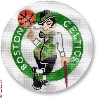1012 Boston Celtics rect. 18 Mesh 4" Rnd. CBK Designs Keep Your Pants On 