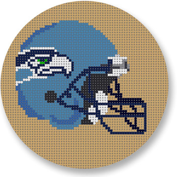 1016 Seattle Seahawks Helmet - Football 18 Mesh 4" Rnd CBK Designs Keep Your Pants On 