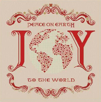 AAN232 Peace on Earth Alessandra Adelaide Needleworks Counted Cross Stitch Pattern