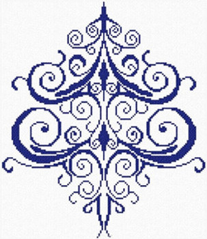 AAN251 Christmas Tree 34 Alessandra Adelaide Needleworks Counted Cross Stitch Pattern