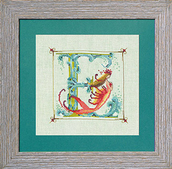 Nora Corbett E Letter From Mermaid Size: 104w x 100h 13-2555